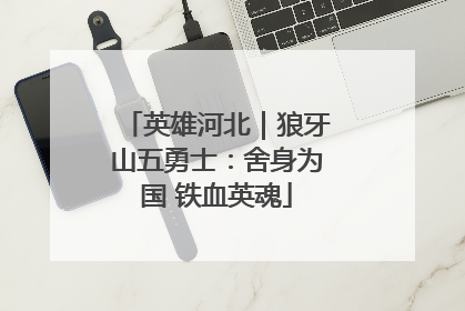 英雄河北｜狼牙山五勇士：舍身为国 铁血英魂