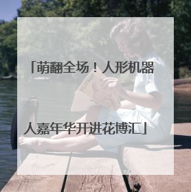 萌翻全场！人形机器人嘉年华开进花博汇