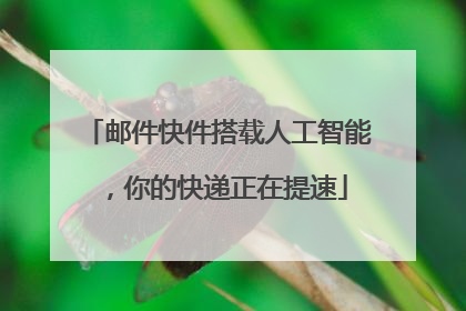 邮件快件搭载人工智能，你的快递正在提速