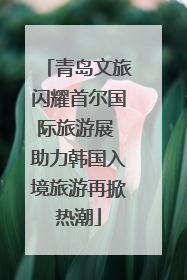 青岛文旅闪耀首尔国际旅游展 助力韩国入境旅游再掀热潮