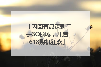 闪回有品深耕二手3C领域，开启618购机狂欢