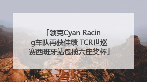 领克Cyan Racing车队再获佳绩 TCR世巡赛西班牙站包揽六座奖杯