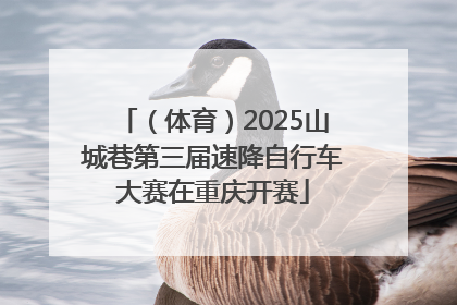 （体育）2025山城巷第三届速降自行车大赛在重庆开赛