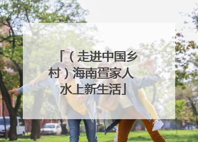 （走进中国乡村）海南疍家人 水上新生活