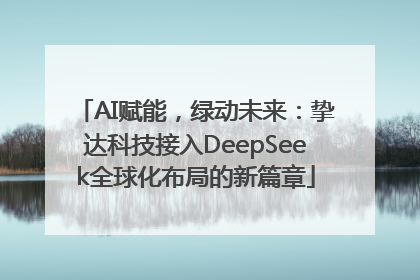 AI赋能，绿动未来：挚达科技接入DeepSeek全球化布局的新篇章